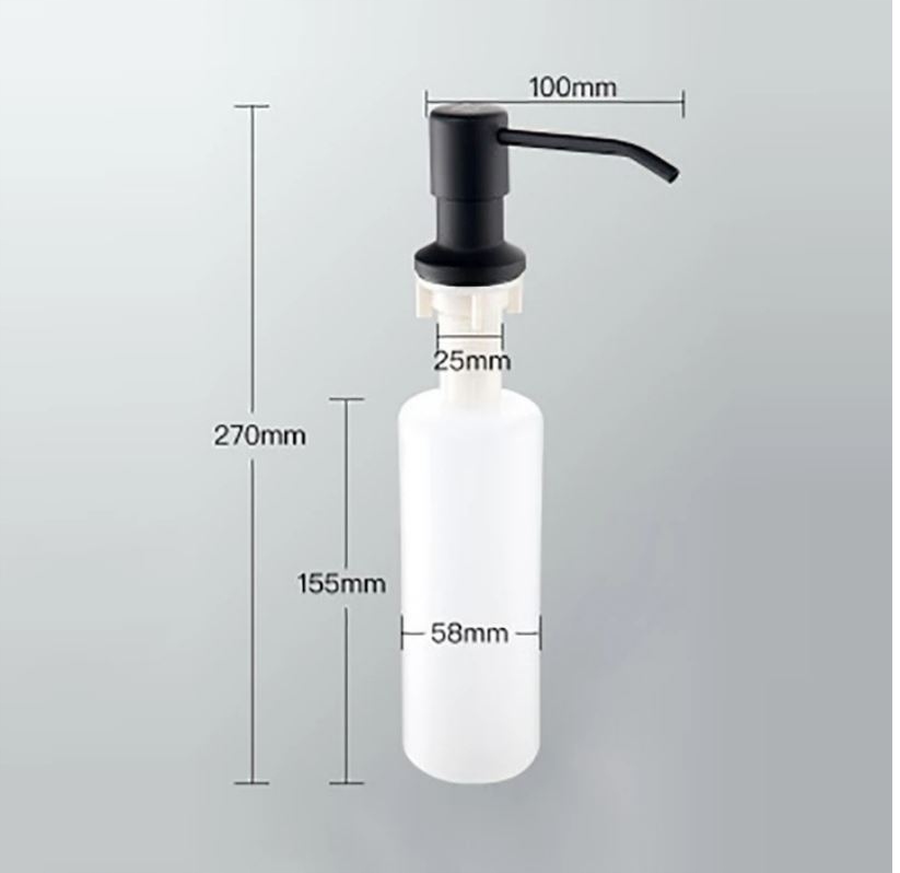 DOZOWNIK DO PŁYNU DO MYDŁA CHROM DO ZLEWOZMYWAKA NA PŁYN DO ZLEWU POMPKA Marka Evg Trade