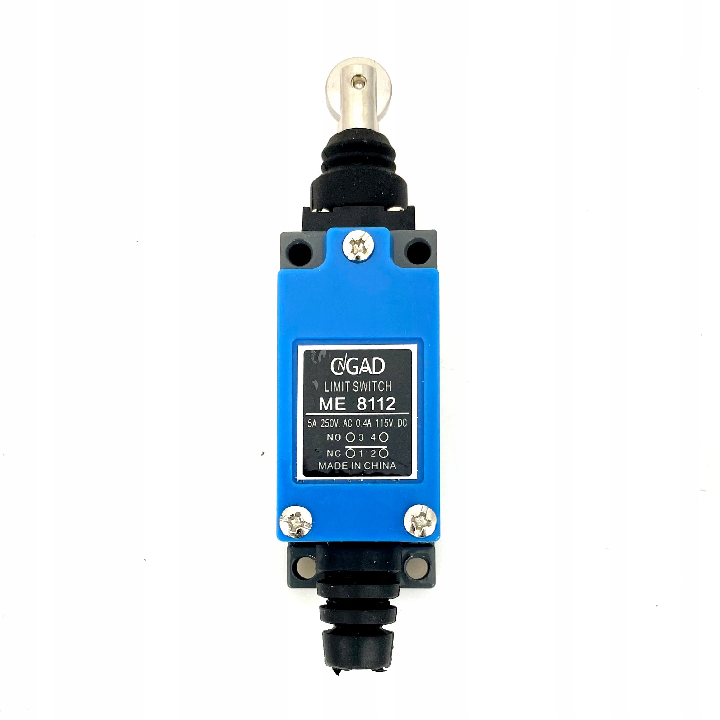 ME-8112 wyłącznik krańcowy z rolką fi12,8 mm wciskany IP65