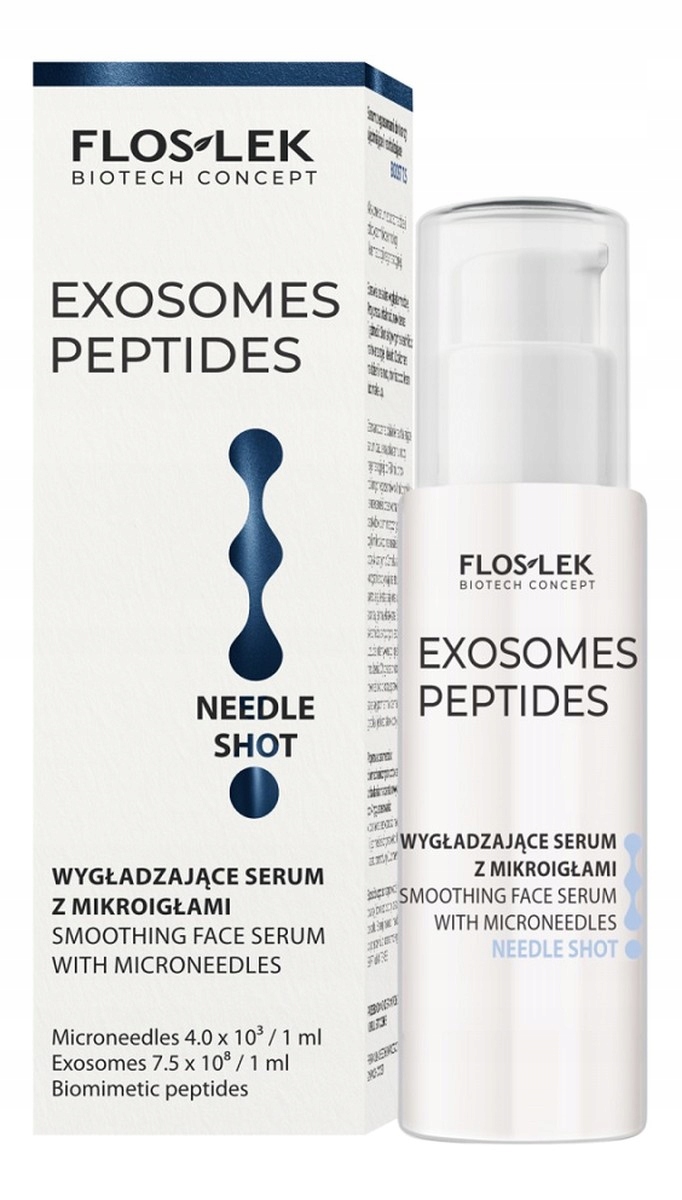 FlosLek Exosomes peptides vyhlazující pleťové sérum s mikrojehlami 30 ml