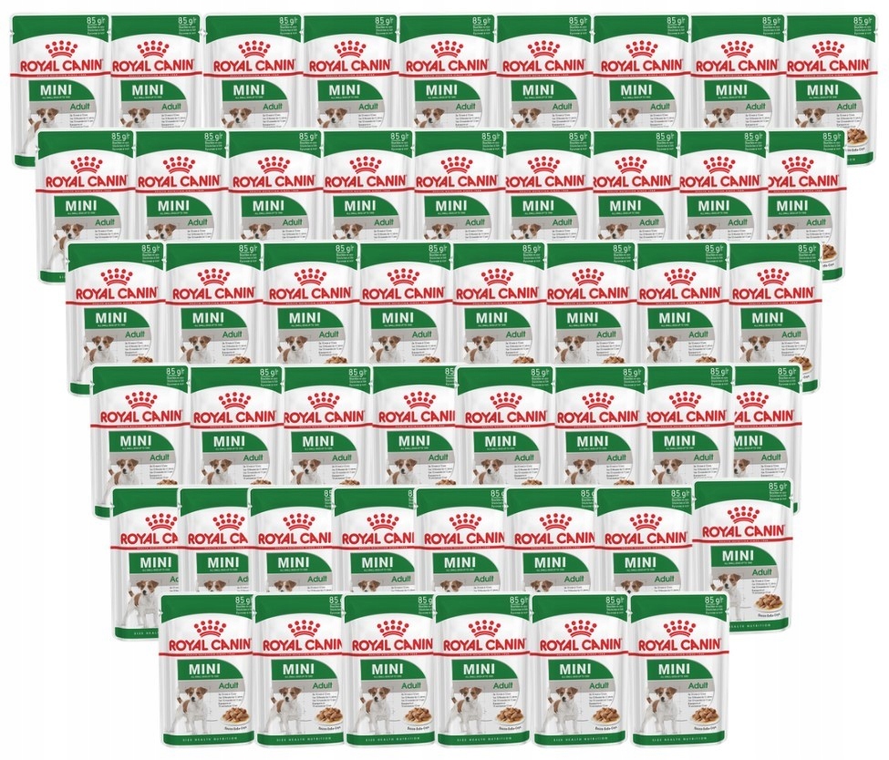 Royal Canin Mini Adult zestaw- 48x 85g (saszetka) Allegro