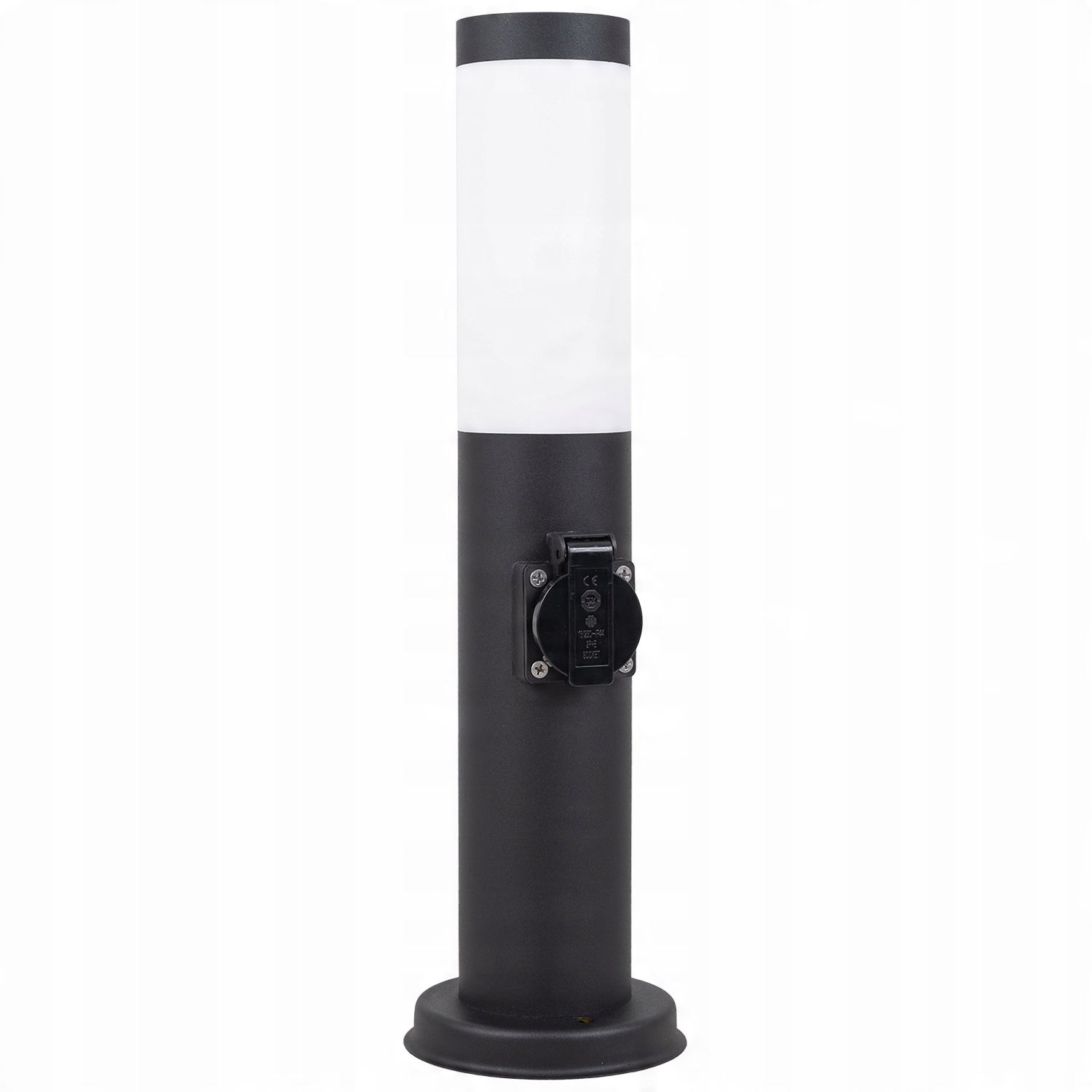 

Lampa ogrodowa Stojąca 45cm Słupek z Gniazdo 230V