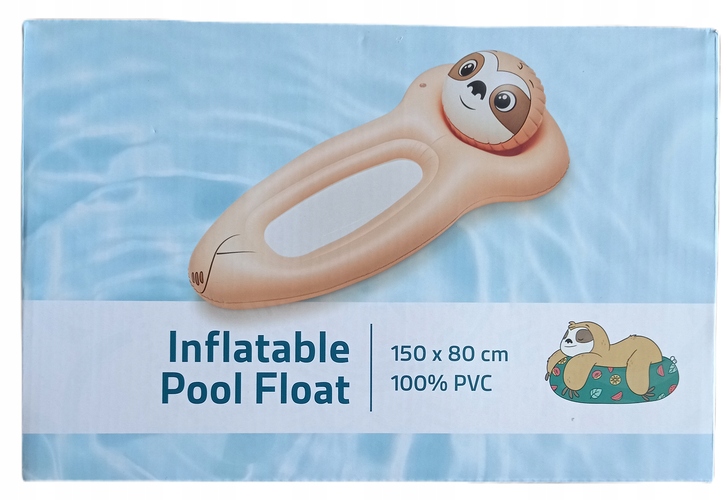 DMUCHANY LENIWIEC DO PŁYWANIA MATERAC 150X80CM Marka inna marka