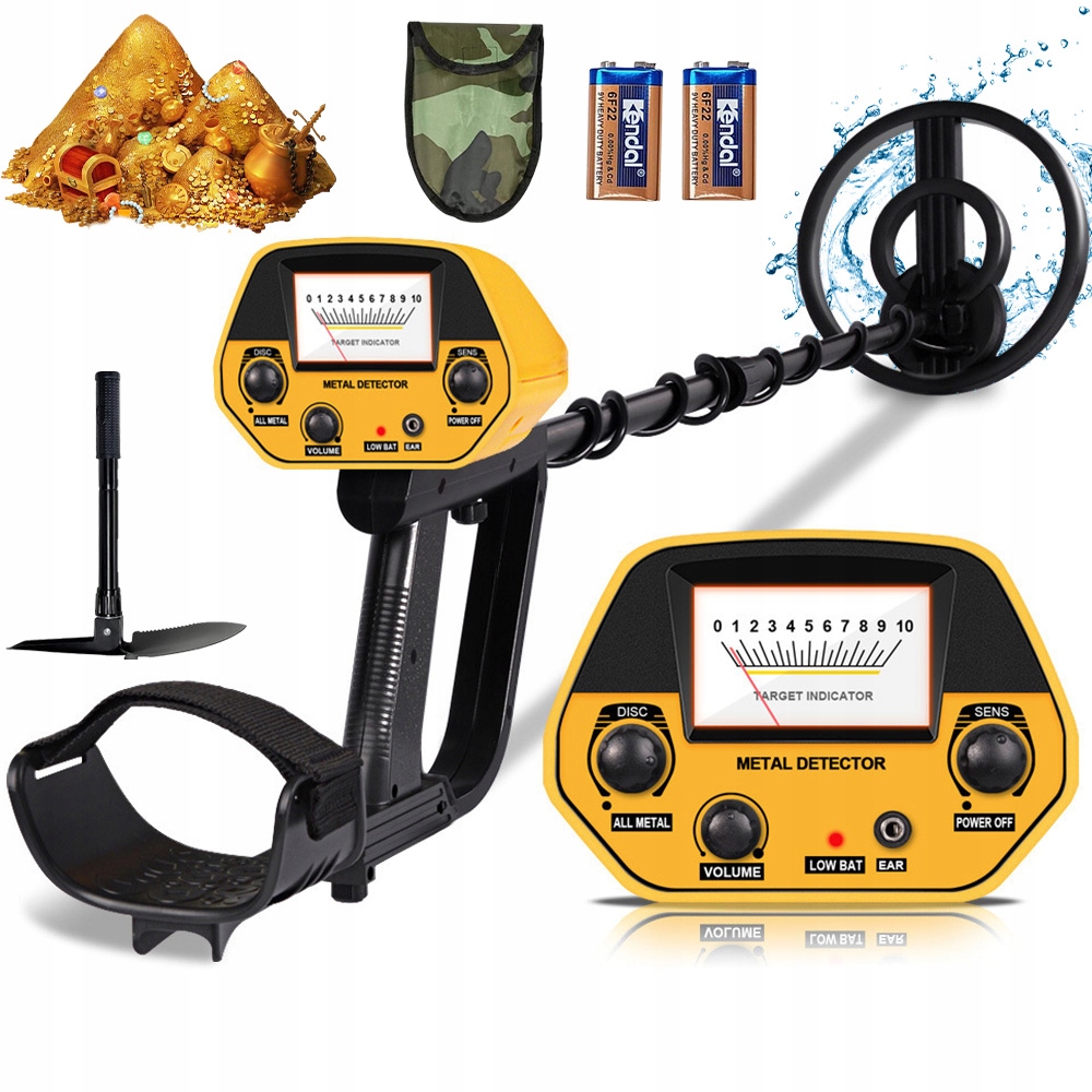 Profesionální Detektor Kovů, Voděodolný, Nastavitelný Držák Pro Dospělé