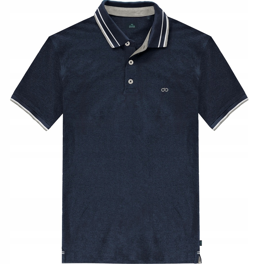 Tričko Pánské Polo Modré Double Outfitters Velké Velikosti Velikost 5XL