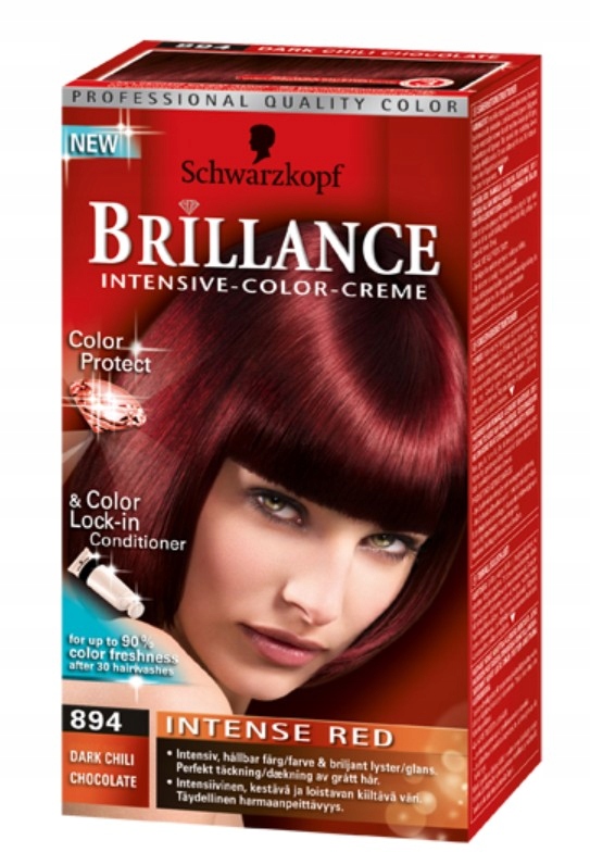 Schwarzkopf Brillance barva na vlasy 894 Dark Čokoláda Chili
