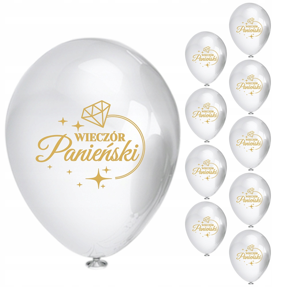 

Zestaw Balonów Balony Duże Wieczór Panieński 10szt
