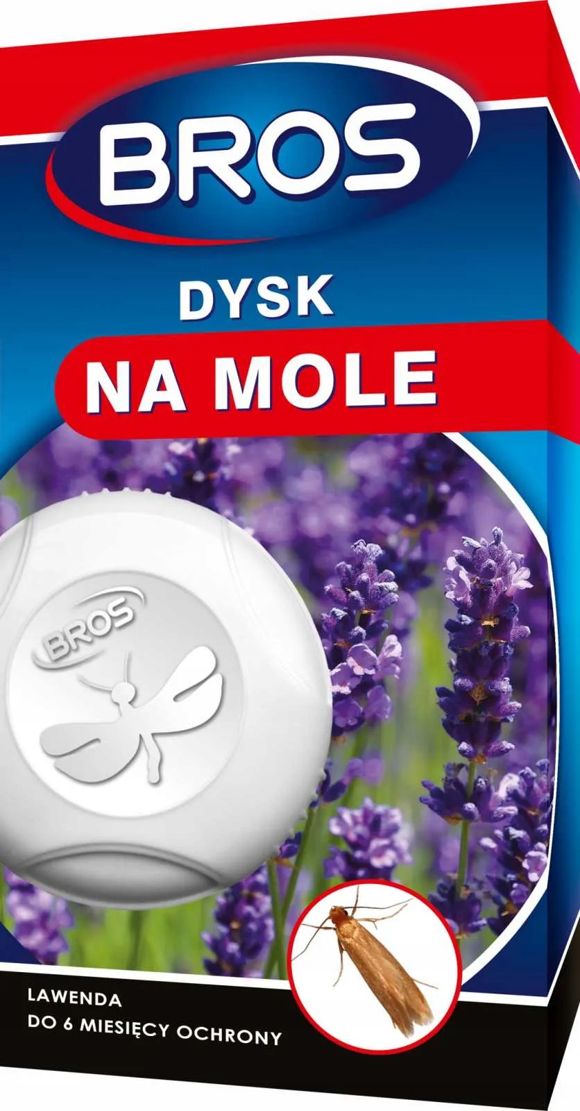 

Bros Dysk na mole odzieżowe ubraniowe Lawenda 1szt
