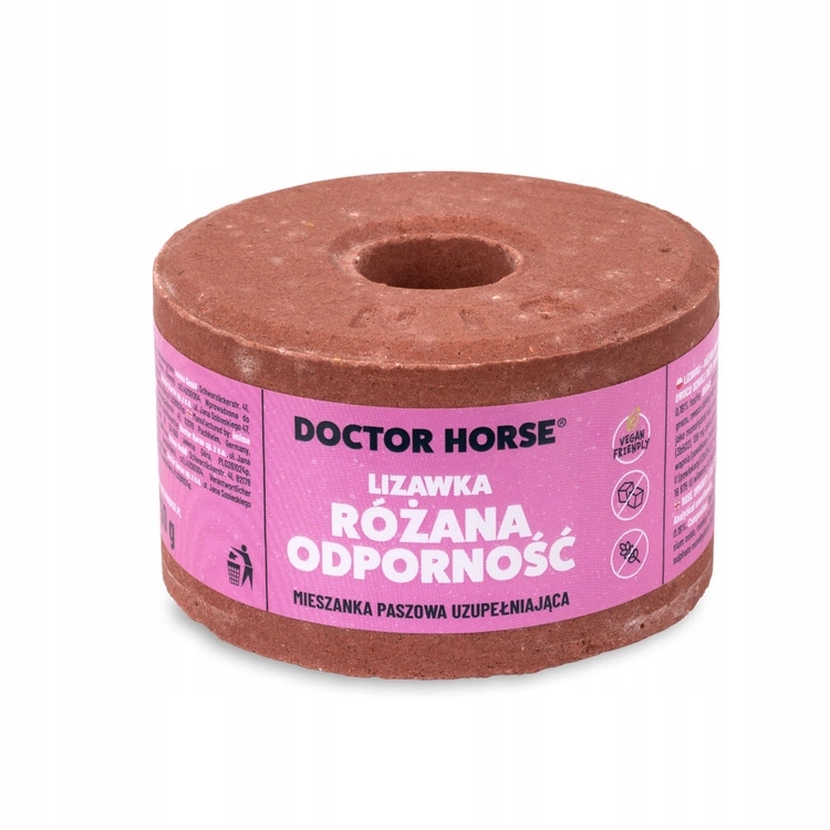 Lizawka mineralna Doctor Horse Różana Odporność 750g