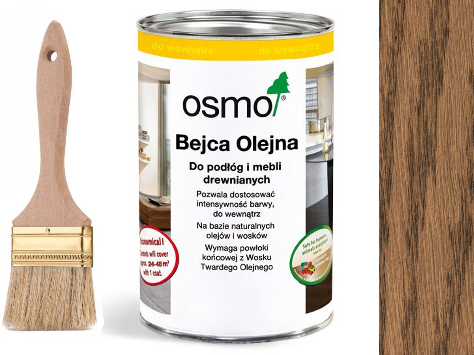 Osmo 3543 Olejová lazúra na podlahy Koniak 2,5L