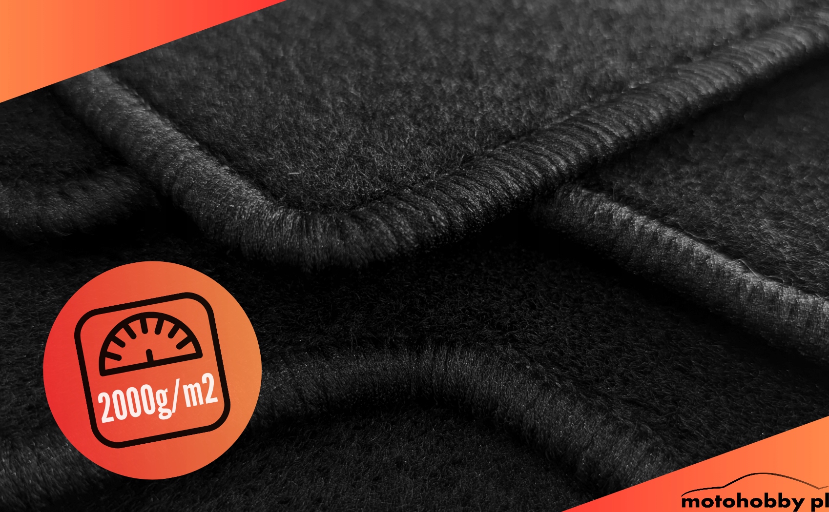 DYWANIKI WELUROWE SAMOCHODOWE CZARNE PRZODY 2SZT+ STOPERY PREMIUM NA WYMIAR EAN (GTIN) 5908454511668