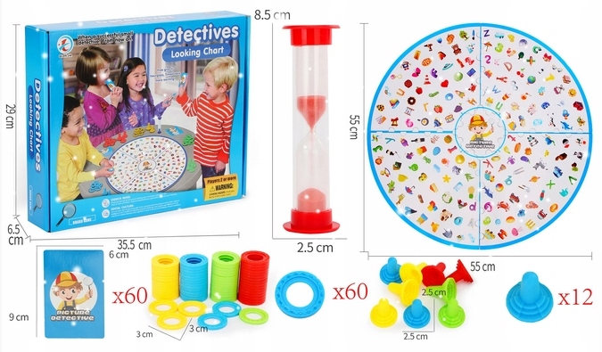 

Gra Planszowa Bystre Oczko Spostrzegawczość