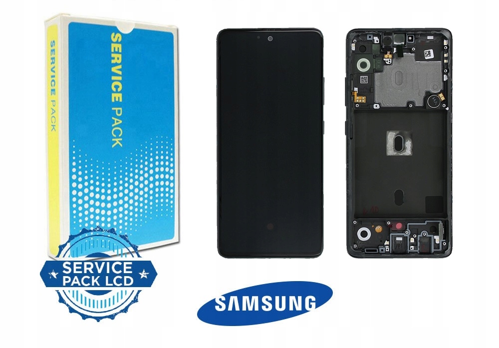 Nowy Ekran LCD Samsung A51 5G SM-A516f, SM-A516B Z Ramką Czarny