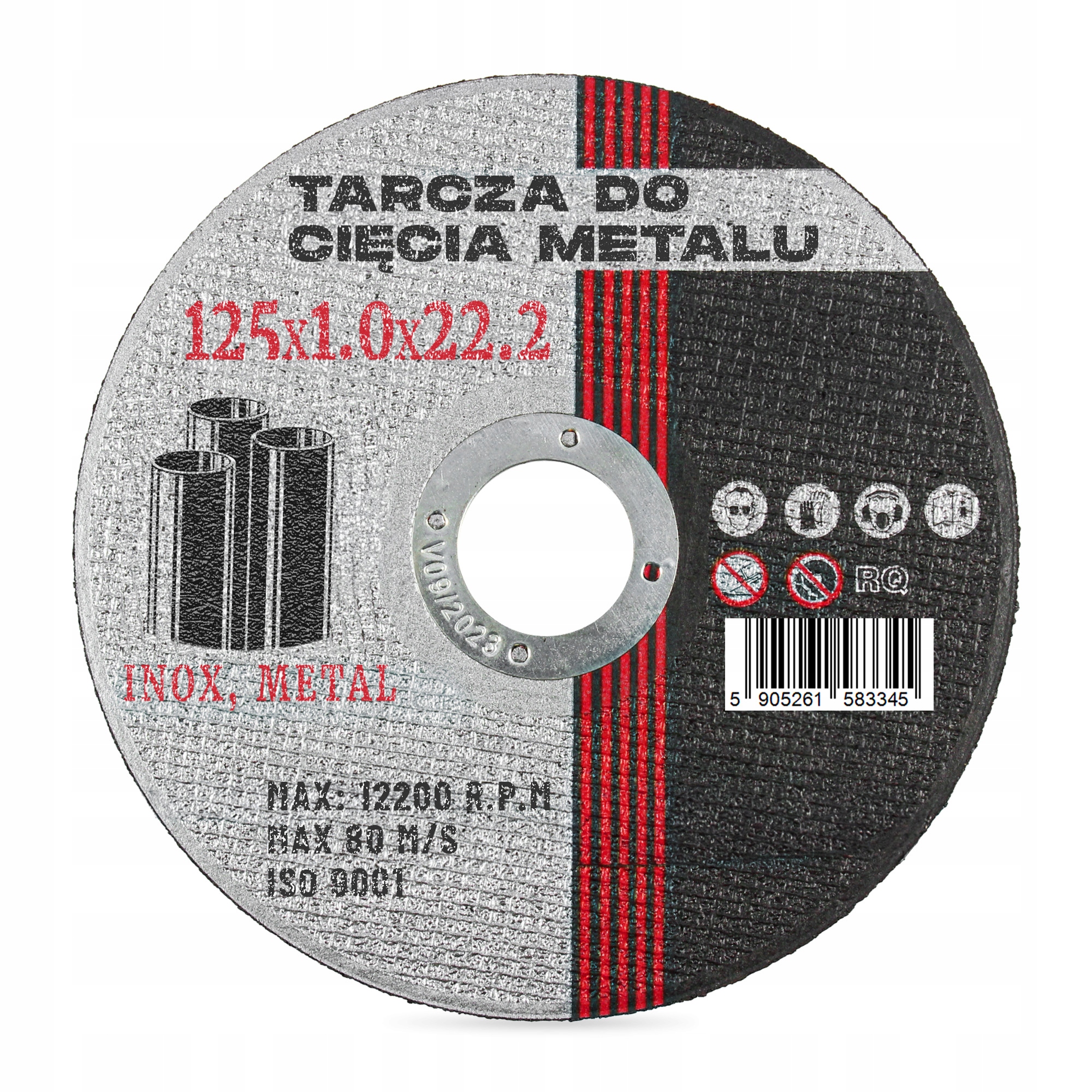 Kotouče na řezání kovu silné Mar-pol 125 mm 50 ks If-t