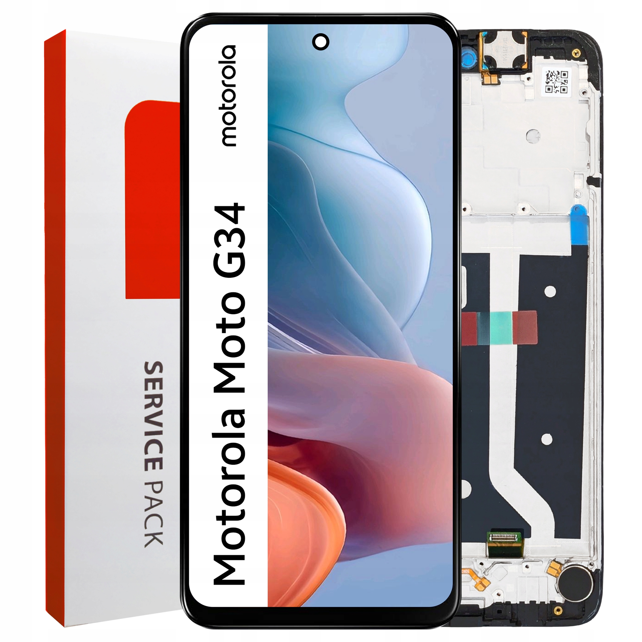 Displej pro Motorola Moto G34 LCD displej Rámeček Originální Zila XT2363-2