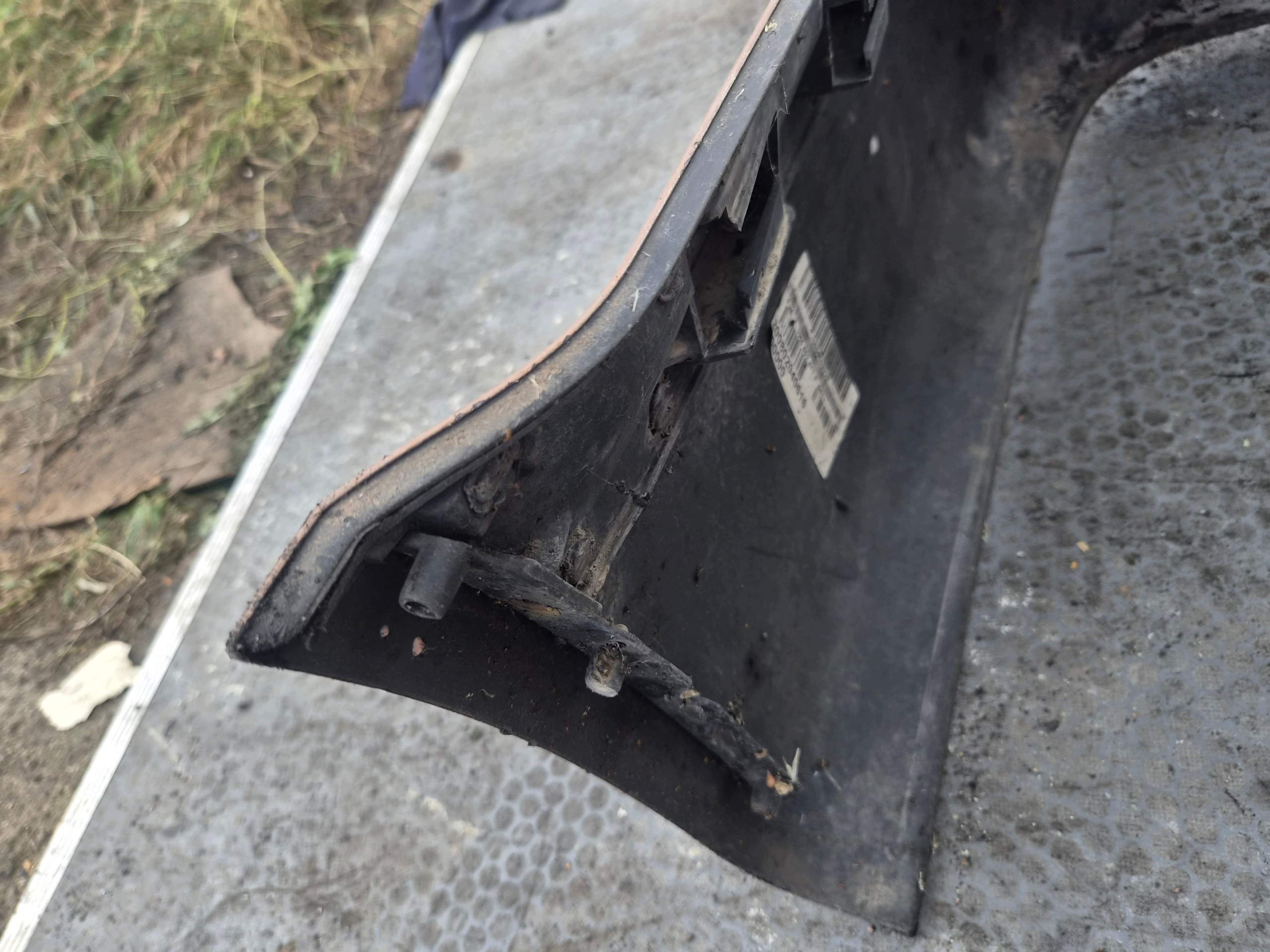 bumper rear part rear VW T5 T5 LIFT brazowy
