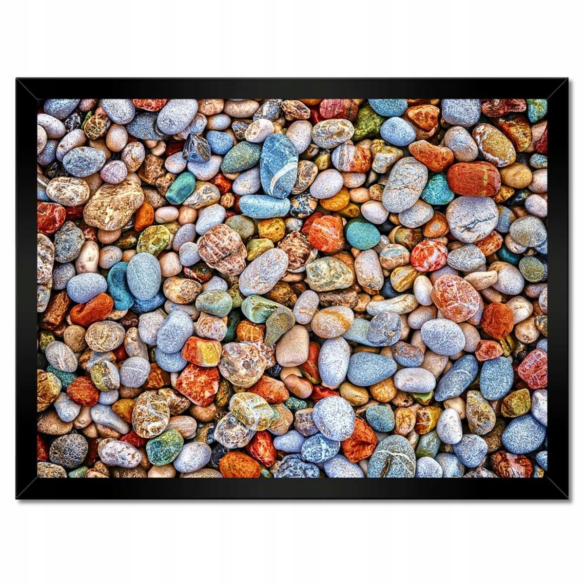 Plakáty v rámu 40x30 Barevné kamínky Oblázek