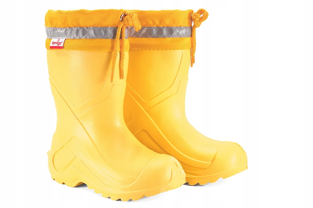 LEMIGO CAMP 762 KALOSZE DZIECIĘCE z PIANKI EVA żółte 30/31 Płeć chłopcy dziewczynki