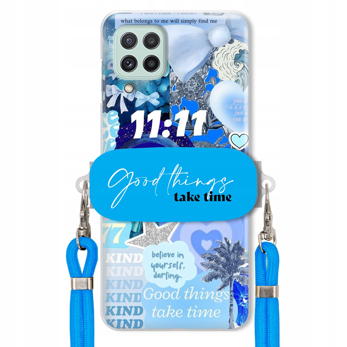 Puzdro pre Samsung A22 5G Držiak Crossbody vodítko Good Things Sea Lata