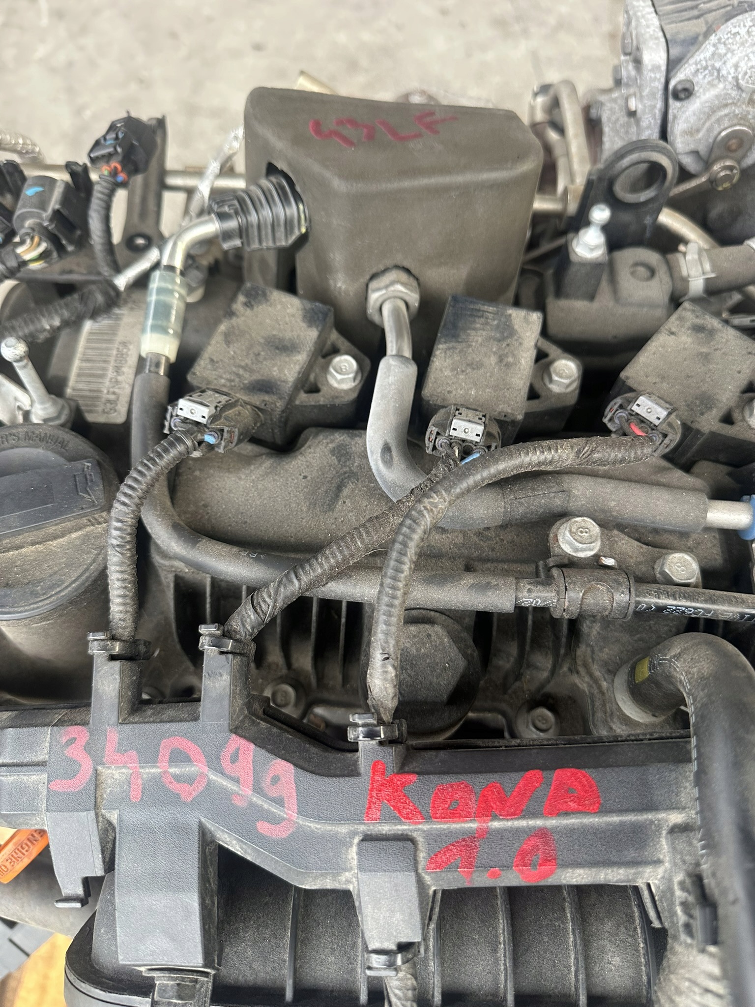KIA STONIC LIFT engine complete G3LF 1.0 TGDI 54 thousand KM