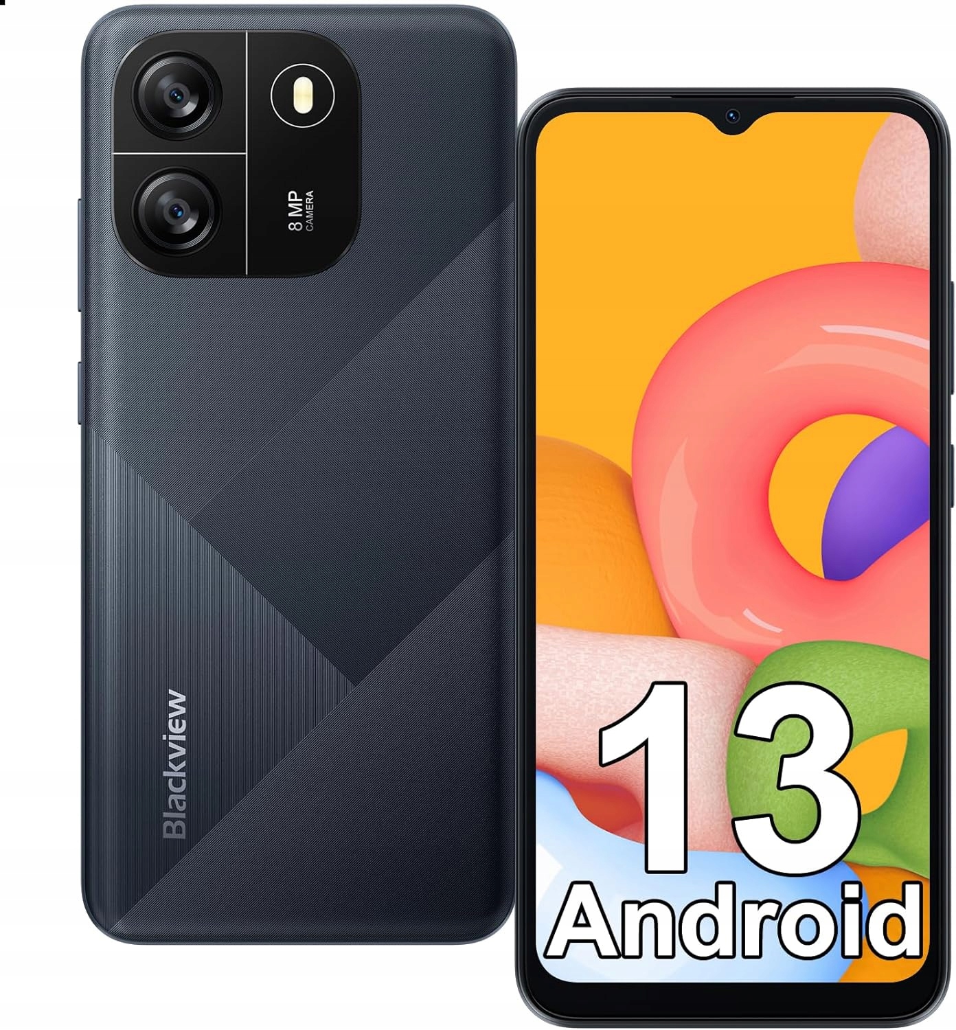 Smartfon Blackview Heatwave 2 GB / 32 GB 4G (LTE) czarny • Cena