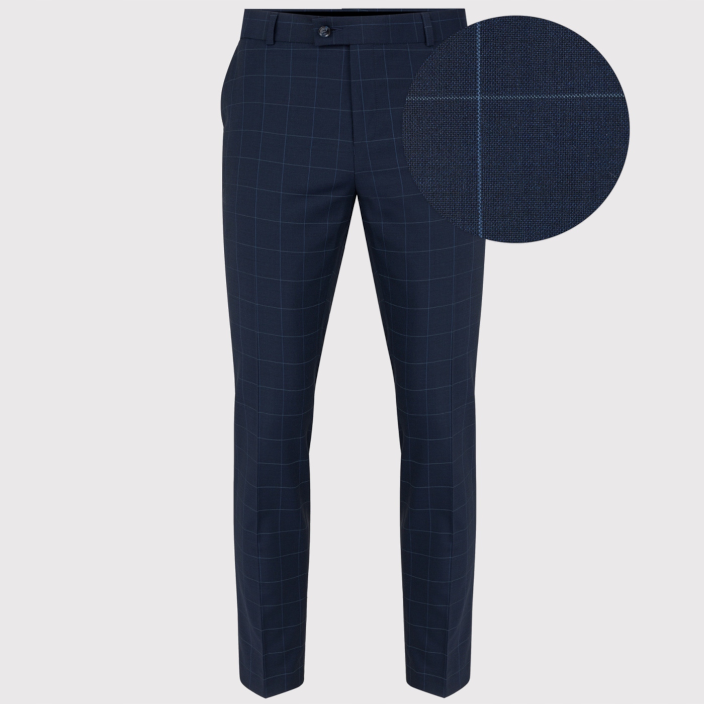 Tmavě modré oblekové kalhoty s vlnou Slim Fit Pako Lorente 170/84