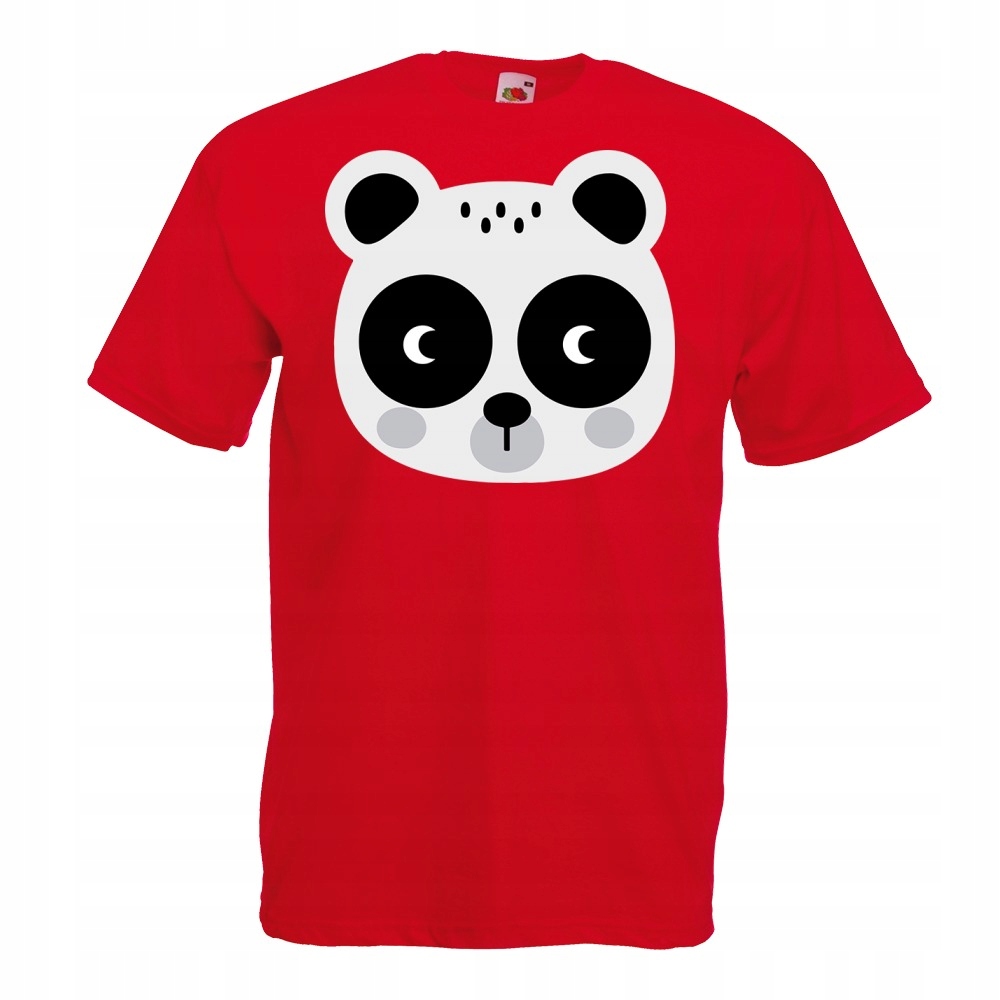 

Koszulka miś panda niedźwiadek bajka M czerwona