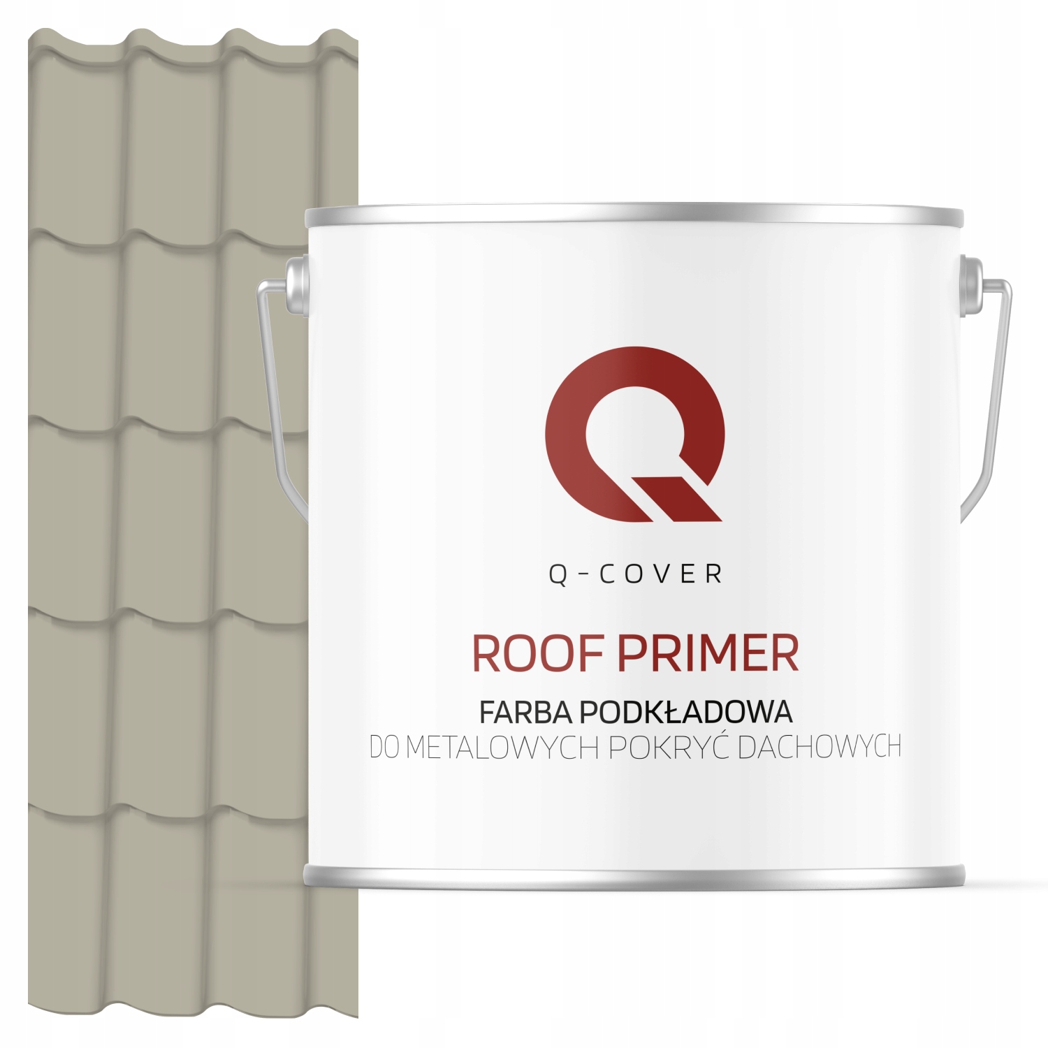 Podkladová Farba Na Kovovú Strechu Šedá Béžová Ral 7032 5 L Matná