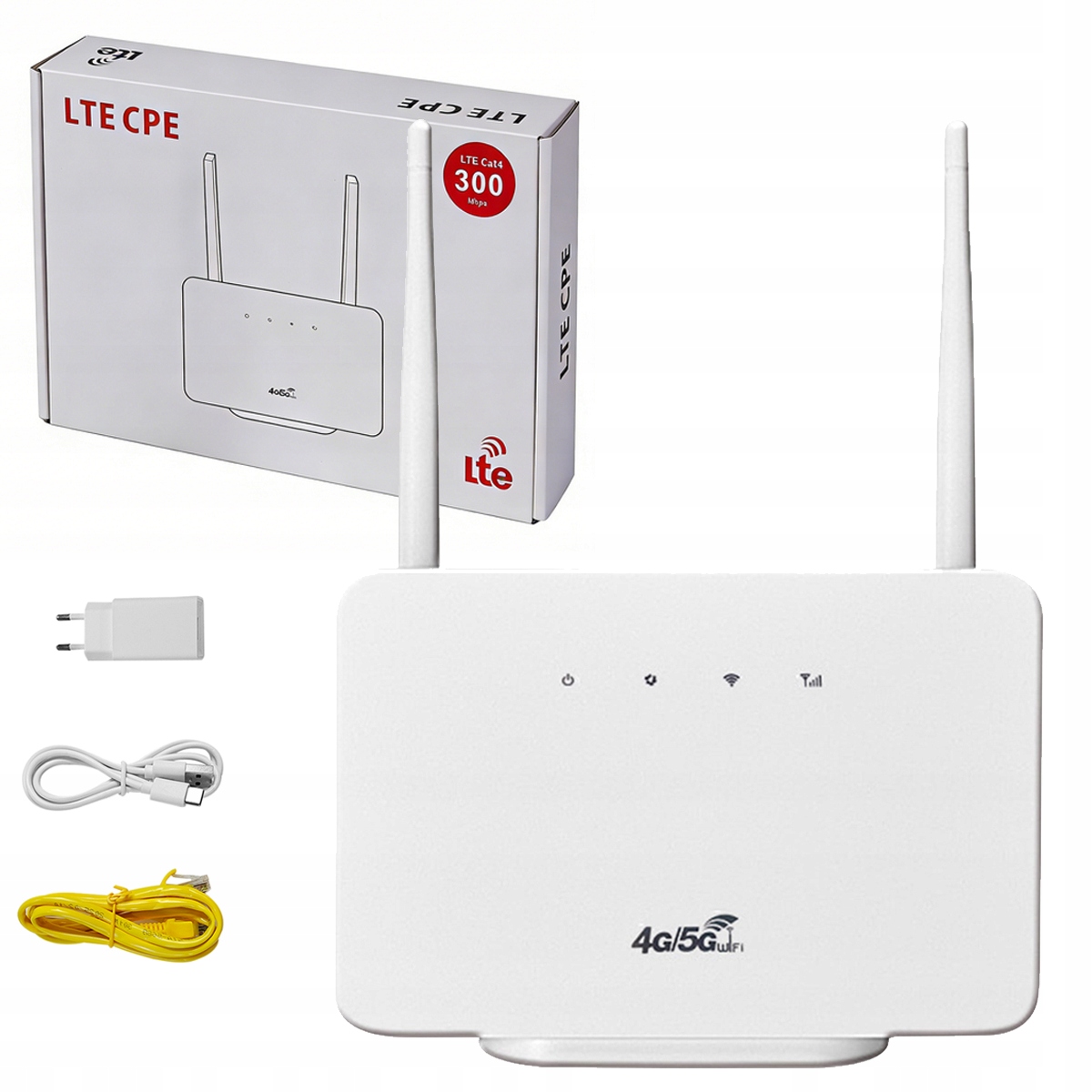 2026 Nowy 4G-LTE Router-Modem CP106-E 300 Mbps: slot Sim, antena zewnętrzna