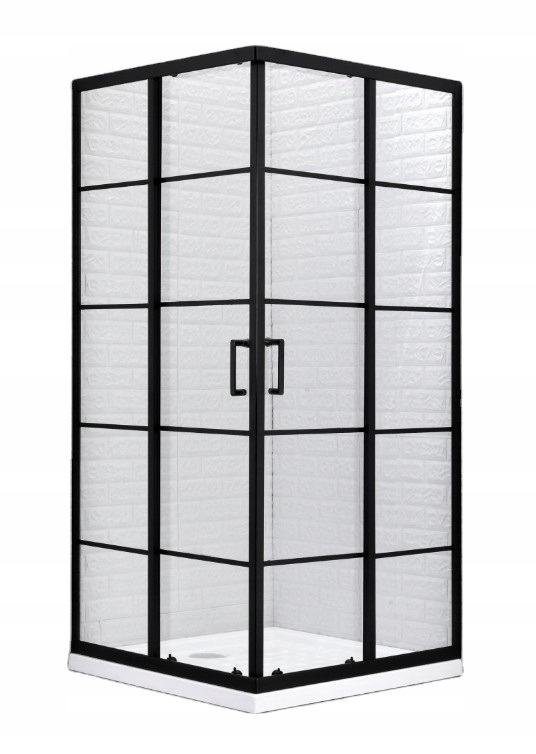 Černá sprchový kout loft Black 120x90 cm