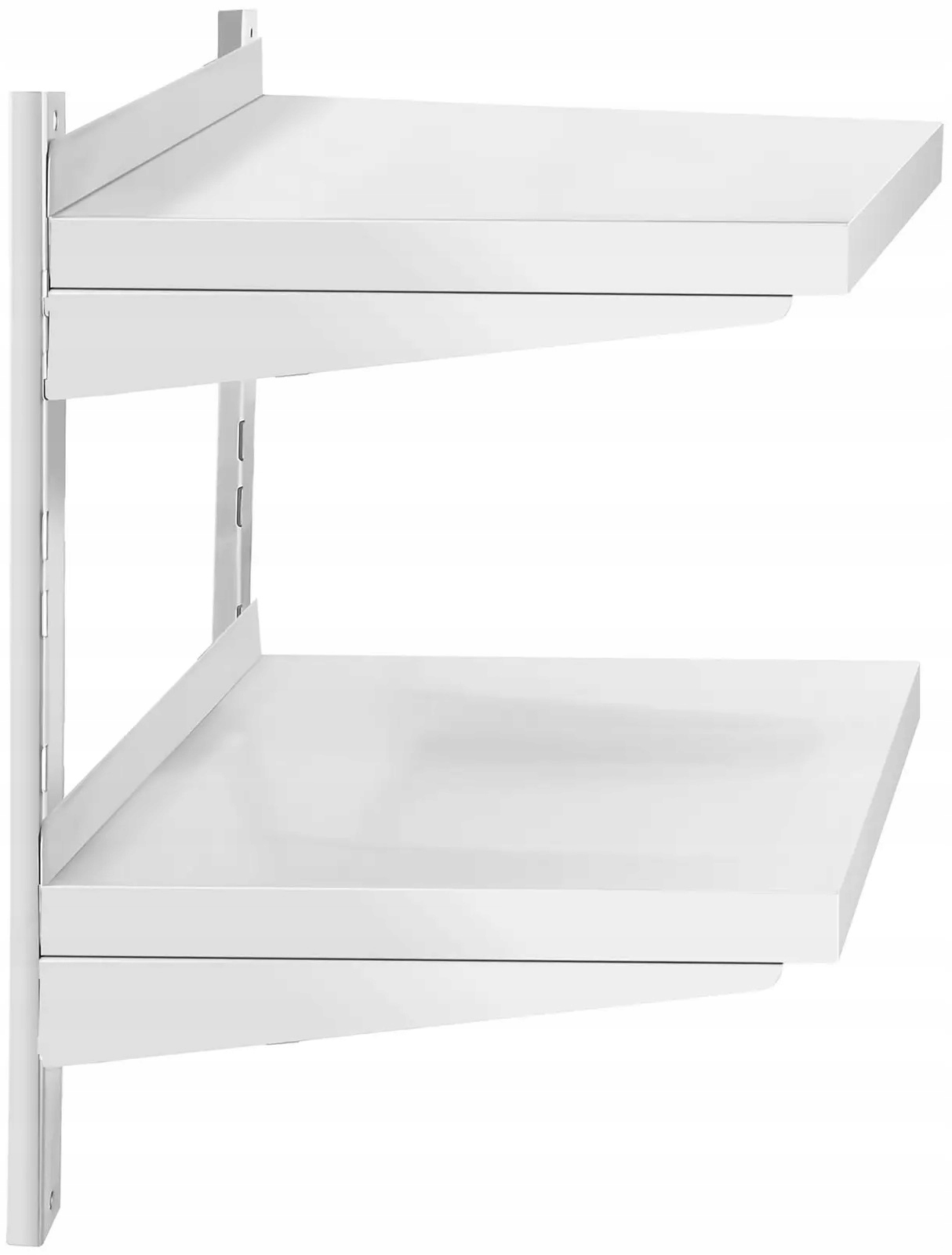 Półka wisząca ścienna 2 blaty 60x40 cm Royal Catering RCWR-600.4 10011457