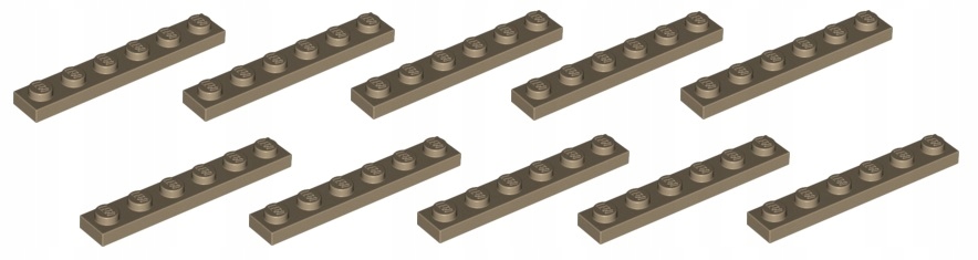 

Lego płytka 1x6 ciemno piaskowa 10 szt. 3666 Nowa