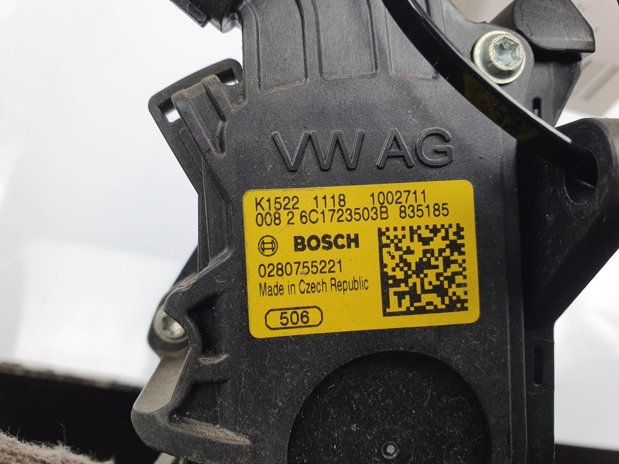 PEDAL 6C1723503B SKODA FABIA III