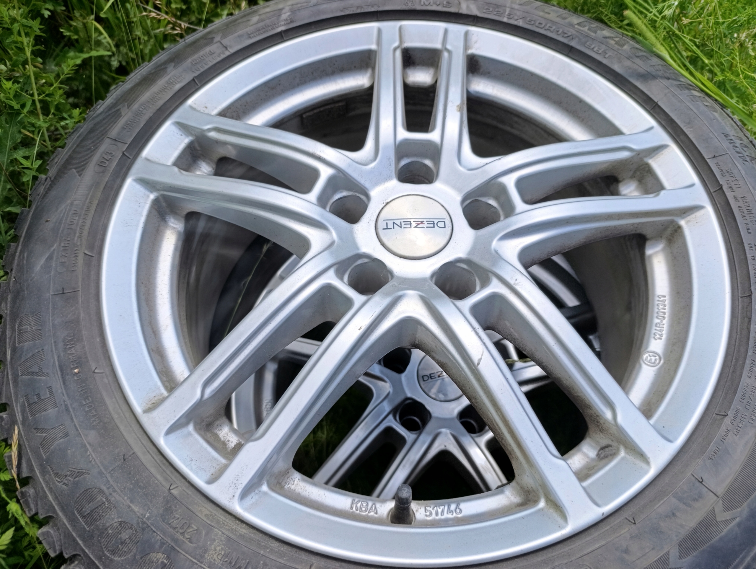 disc 4× disc aluminium Dezent 7.5" x 17" 5x112 ET 29