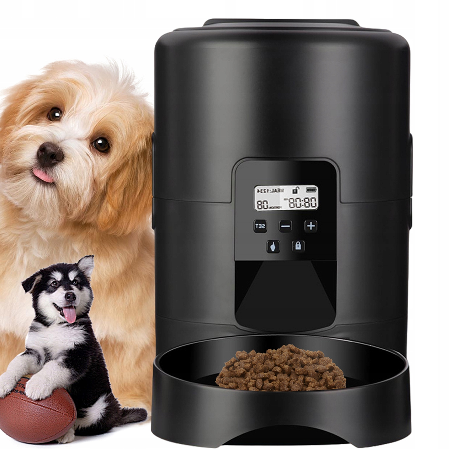 2 L Automatické Krmítko Pro Zvířata Usb Led, Odnímatelné