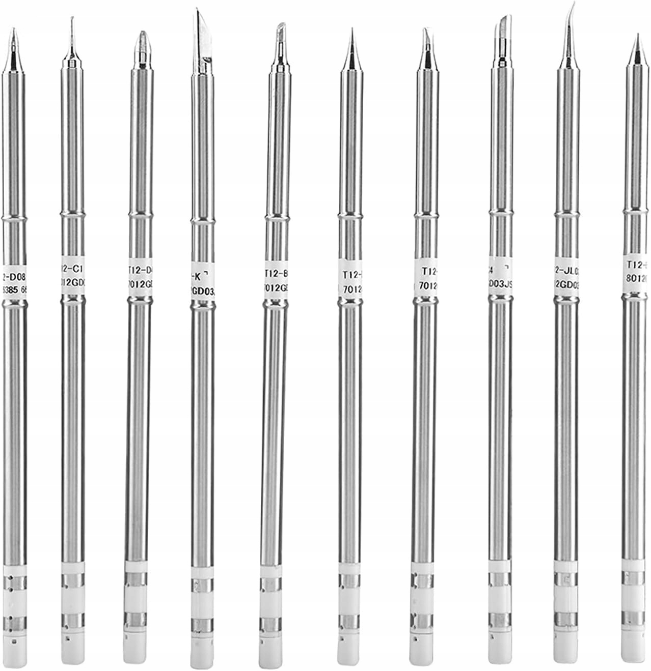 Zestaw Grotów Lutowniczych Groty Do Lutownicy T12 10SZT