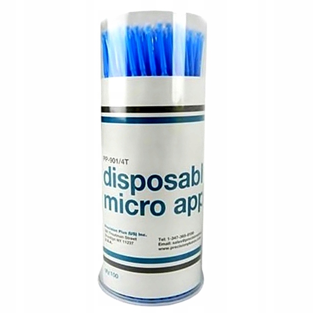 

Aplikatory Do Rzęs 100 szt Szczoteczki Brush 2,5mm