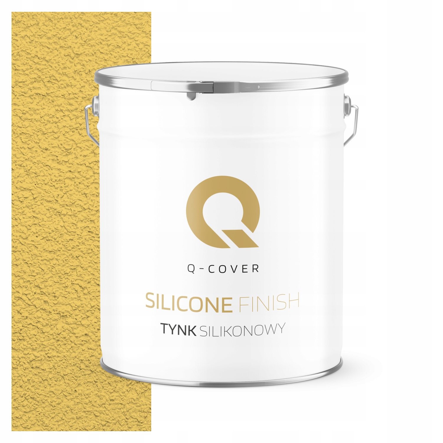 Silikonová Fasádní Omítka Žlutá Citronová F624 7KG Granulace 1.5mm