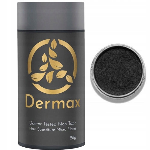 Dermax 28 g – Kosmetika na zahušťování mikrovláken, barva tmavě hnědá