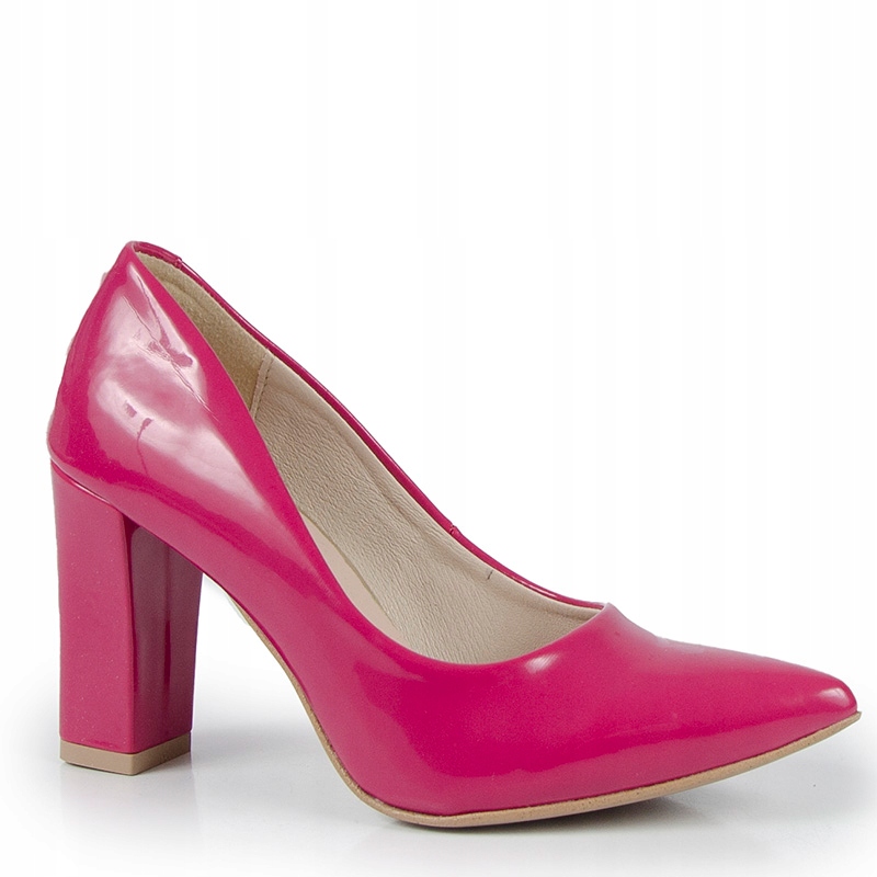 LaRoni E453 Špendlíky Sloupek 8 cm Fuchsiová Kůže 36