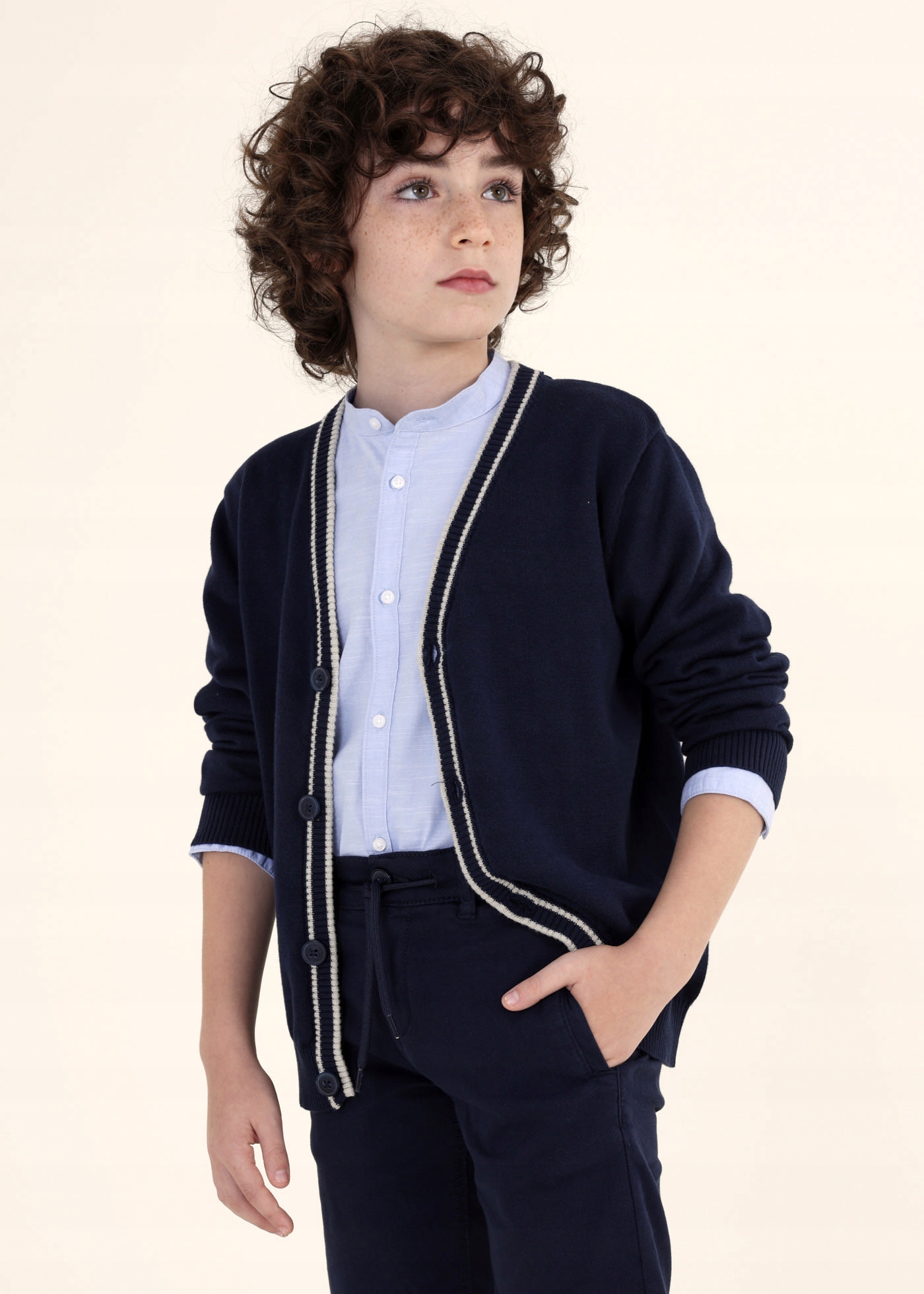 sweter rozpinany MAYORAL 6336-02, roz.160 Kolor niebieski