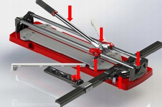 RUBI TR-600 MAGNET PRZECINARKA DO GLAZURY MASZYNKA Marka Rubi