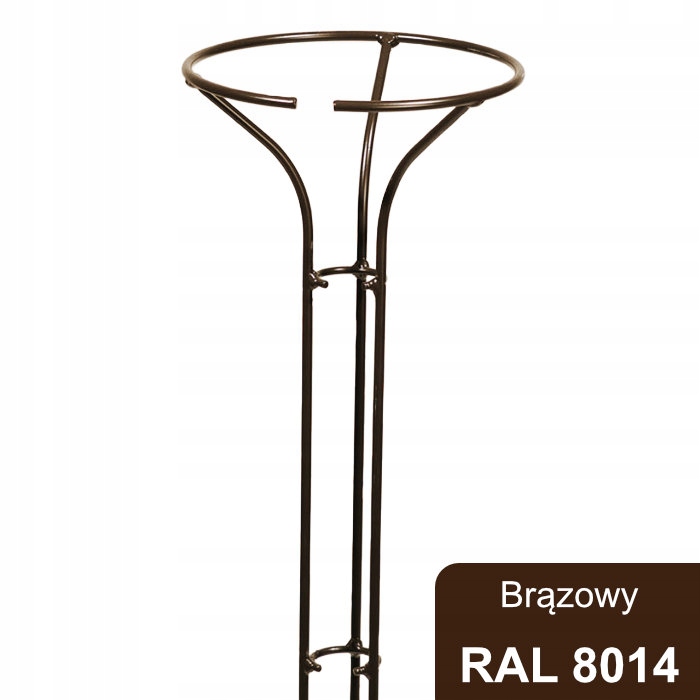 

Podpora do róż, roślin na pniu wys.120 cm, brązowa