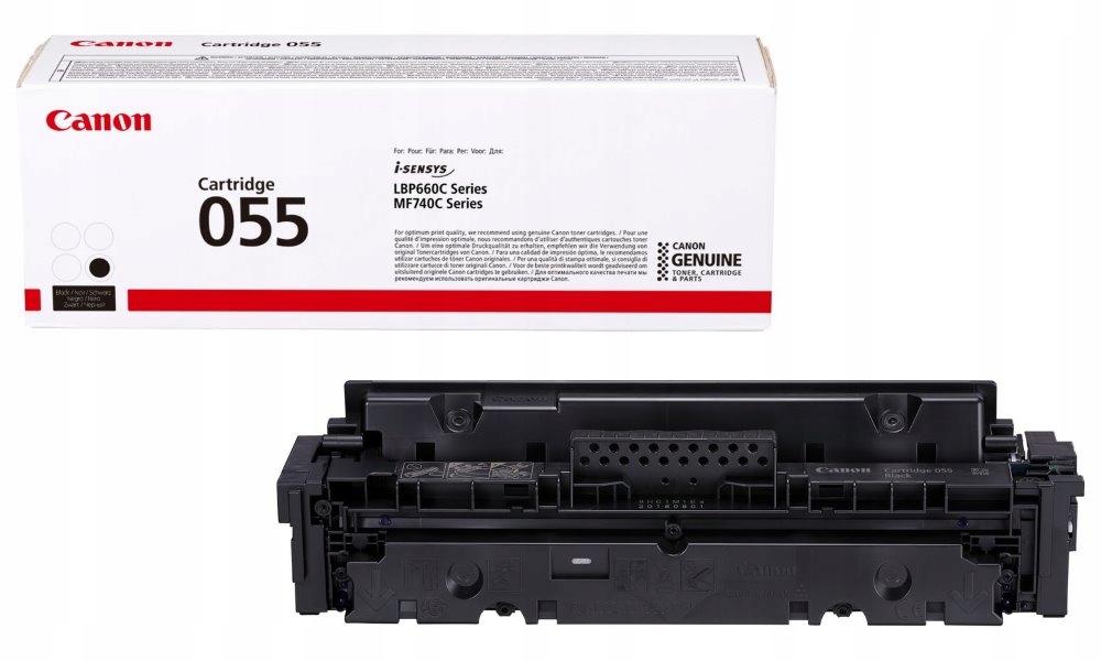 Canon originálny toner 055Bk (čierný, 2300str.) pre Canon MF742Cdw, MF744Cd