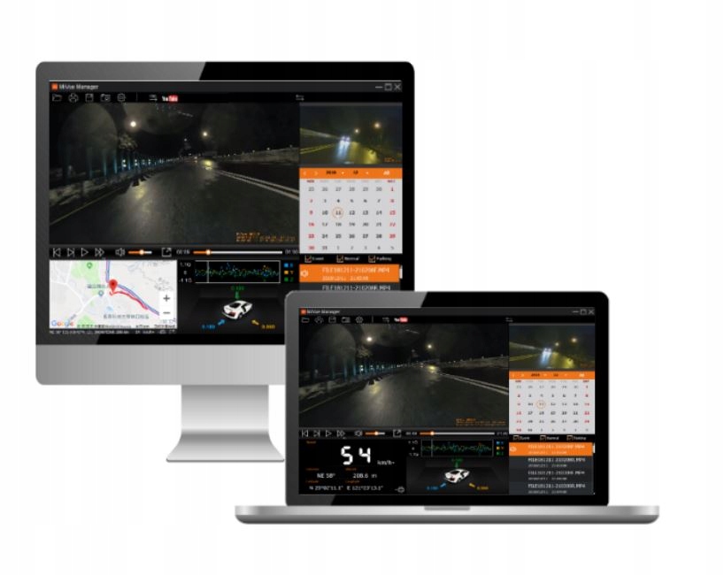 MIO MIVUE M700 REJESTRATOR NA MOTOCYKLI 2K KAMERA Zlacza microUSB