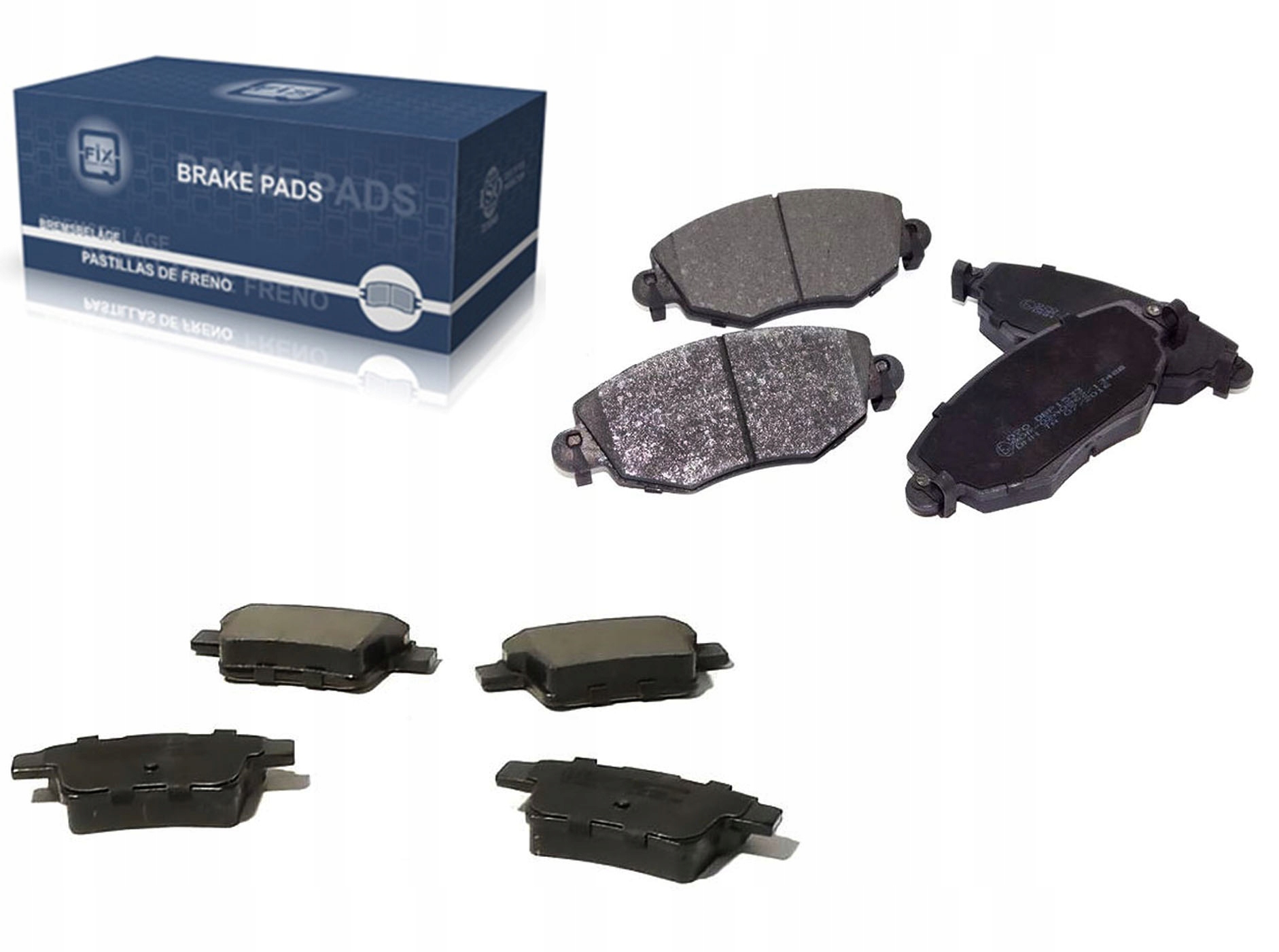 KLOCKI PRZÓD + TYŁ hamulcowe FORD MONDEO mk3 III 3 8.2004-->