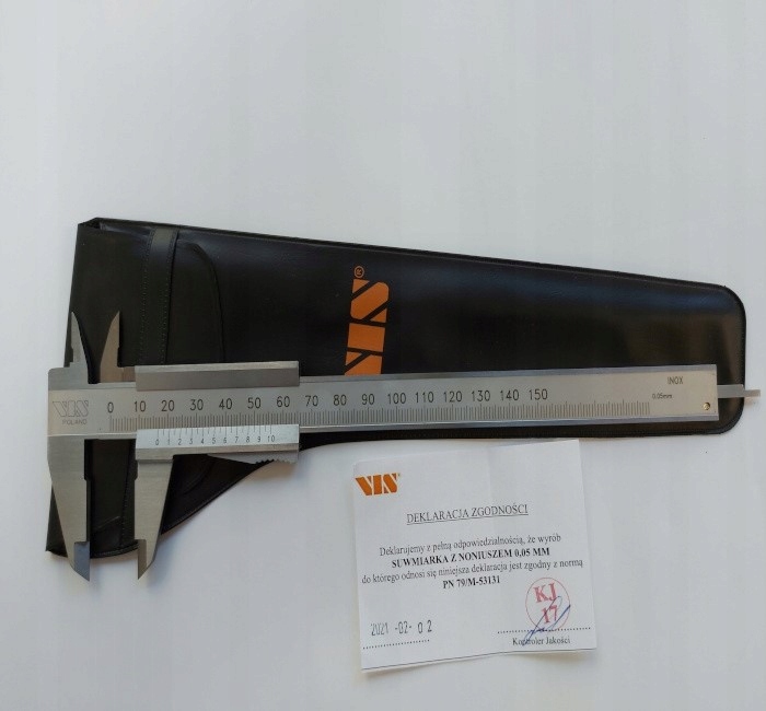 SUWMIARKA ANALOGOWA DWUSTRONNA VIS MAUb-Dc 150 x 40