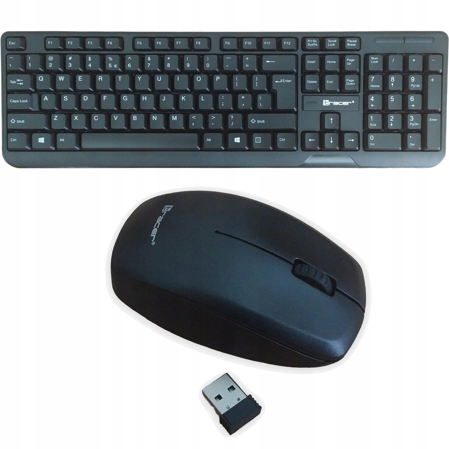 

Klawiatura i Myszka Bezprzewodowa Zasięg do 5m