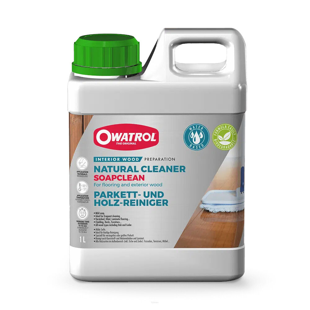 Owatrol Soapclean Odmašťovací přípravek na čištění parket, tarsů 1L