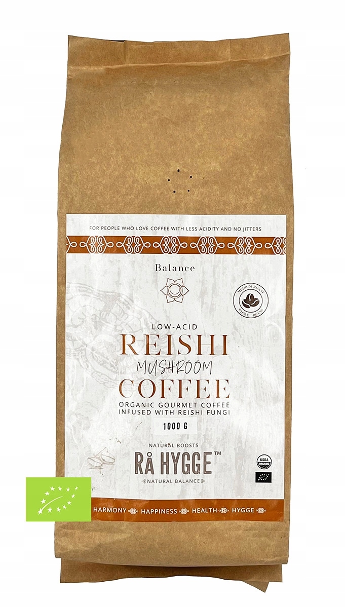 Bio kawa z Reishi (ganoderma) ziarnista kawa 1kg Ra Hygge