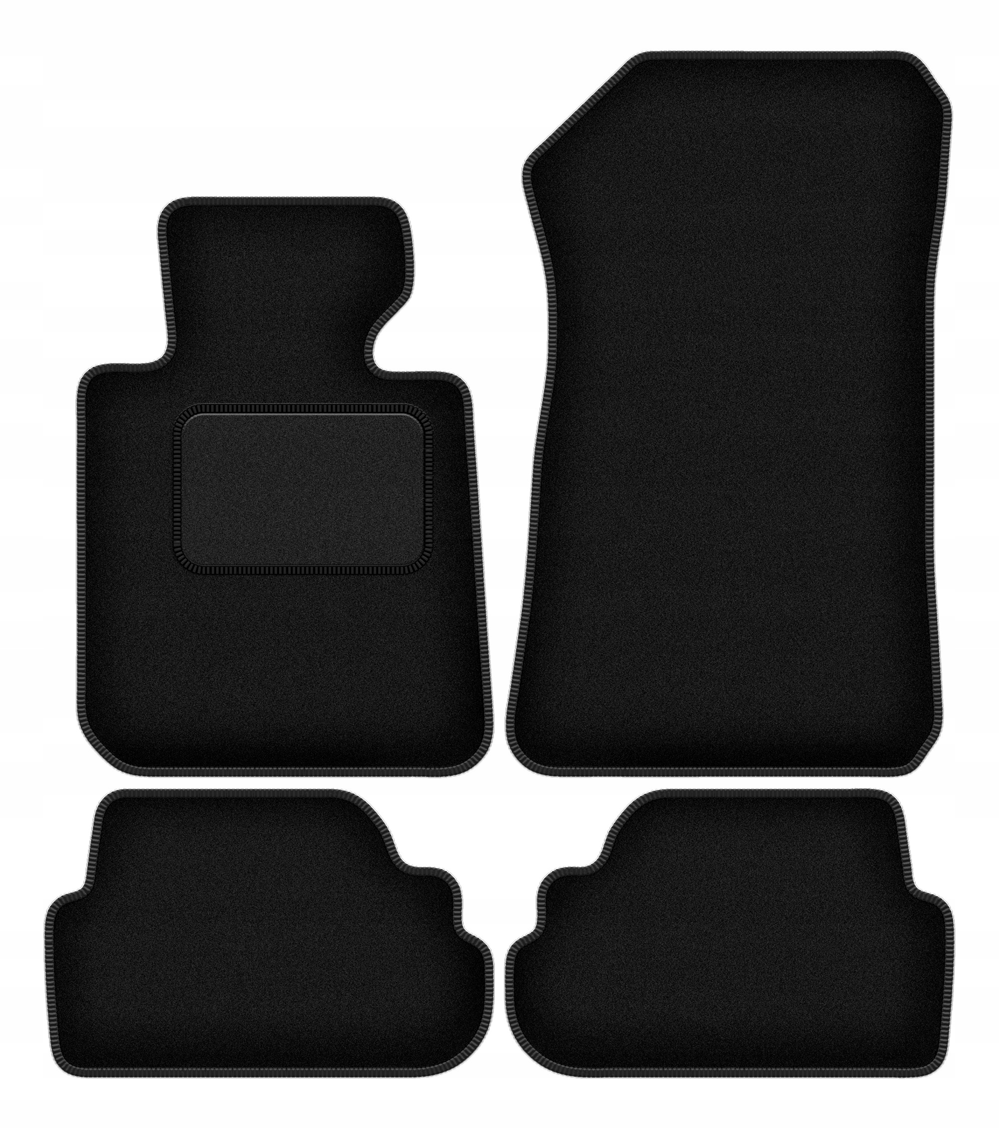 Dywaniki samochodowe welurowe do: Bmw 1 E81 hatchback (2004-2011)